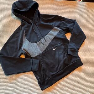 Nike - Black and Gray Pullover Hoodie